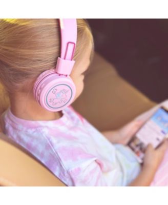 KidJamz KJ55BT Safe Listening Bluetooth Wireless Headphones for Kids w/ LED Lights