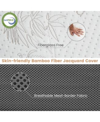 4 Inch Tri-fold Cool Gel Memory Foam Mattress-Twin XL