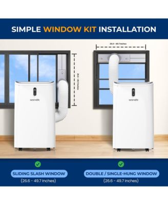 Portable Air Conditioner, 14000 BTU, Dehumidifier & Fan Modes