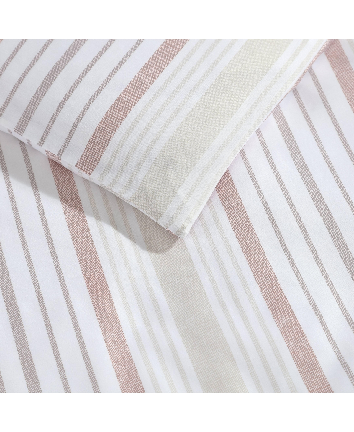 Stone Cottage Conrad Cotton Rust-Red 3 Piece Comforter Set-Full/Queen