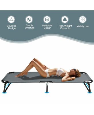 Outdoor Folding Camping Bed for Sleeping Hiking Travel