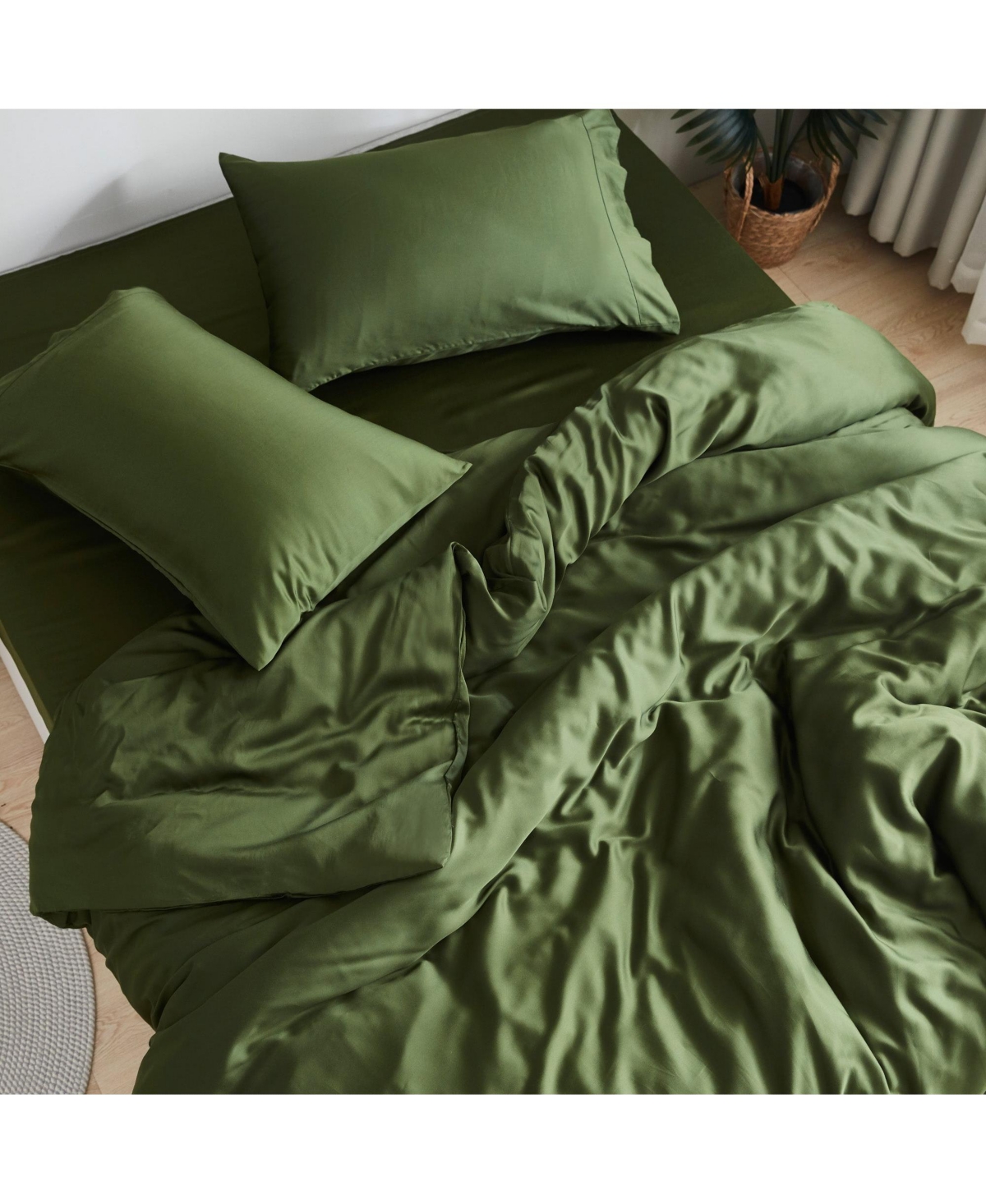 Doz by Sijo Cooling Bamboo Duvet Cover Set, 100% Viscose, Organically Grown