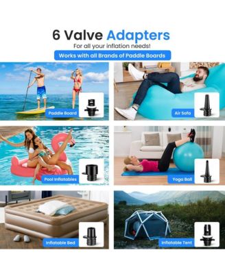 Electric Air Pump Inflator with Digital LCD, 16 PSI