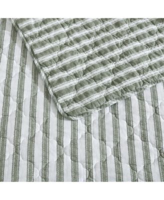 Way Ticking Stripe Quilt-Sham Set