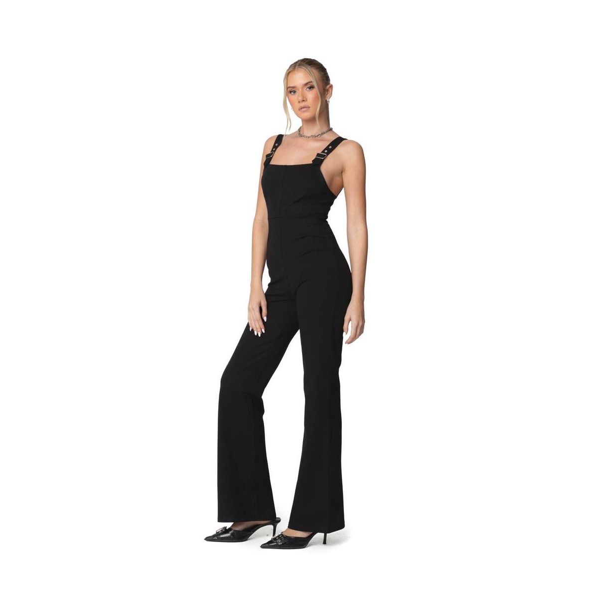 Edikted Women's Bianka Buckle Strap Jumpsuit