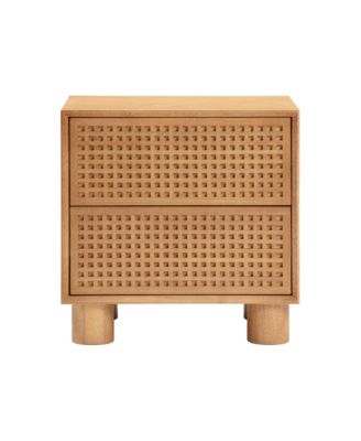 17" Rubberwood Nightstand