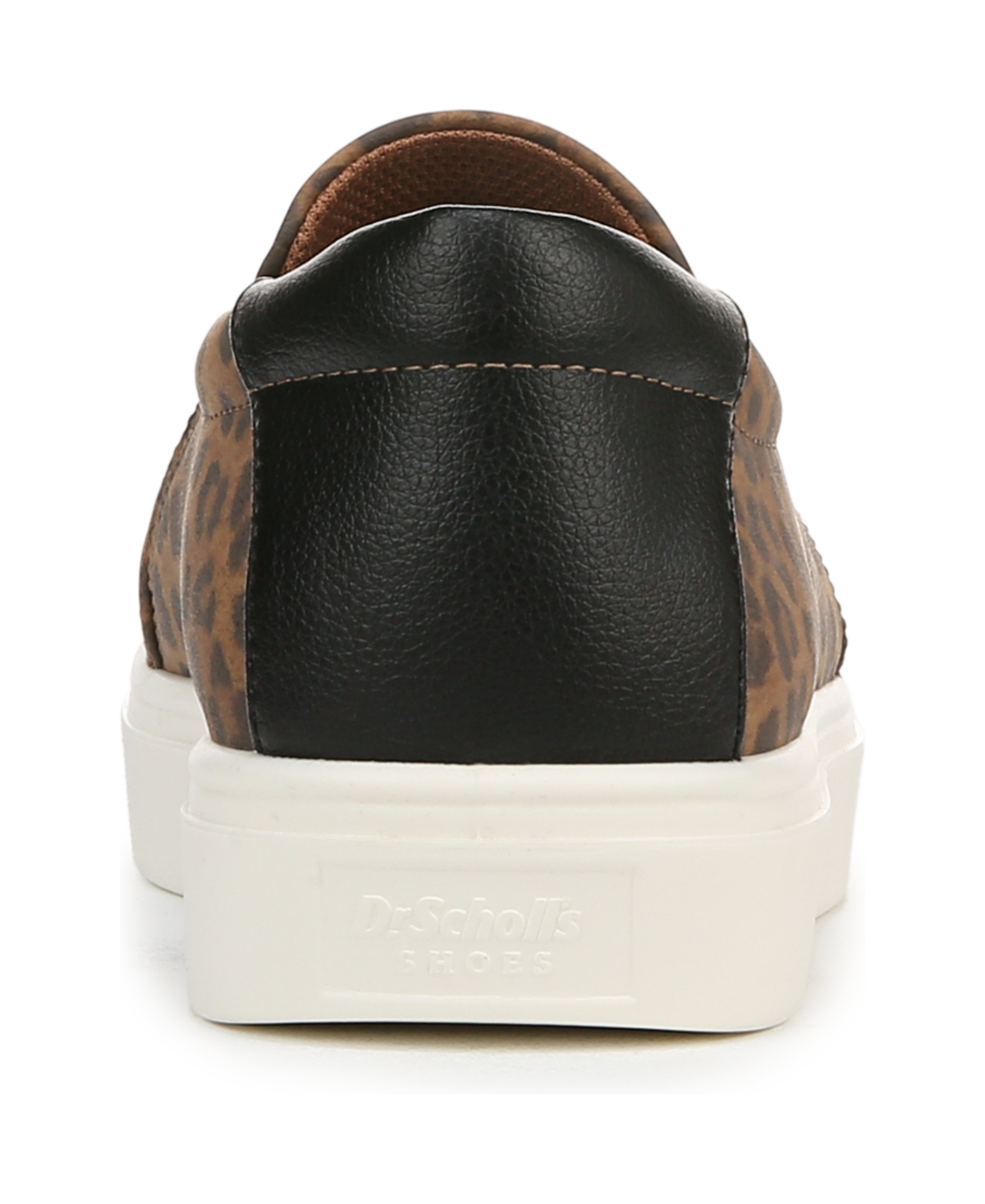 Shop Dr. Scholl's Women's Madison Cloud Slip On Sneakers In Leopard Microfiber