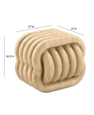 21" Concrete Indoor and Outdoor Stool