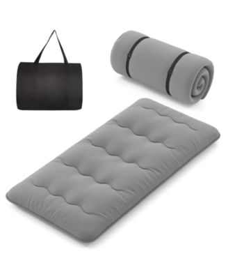 Futon Mattress with Washable Cover and Carry Bag-Twin Size