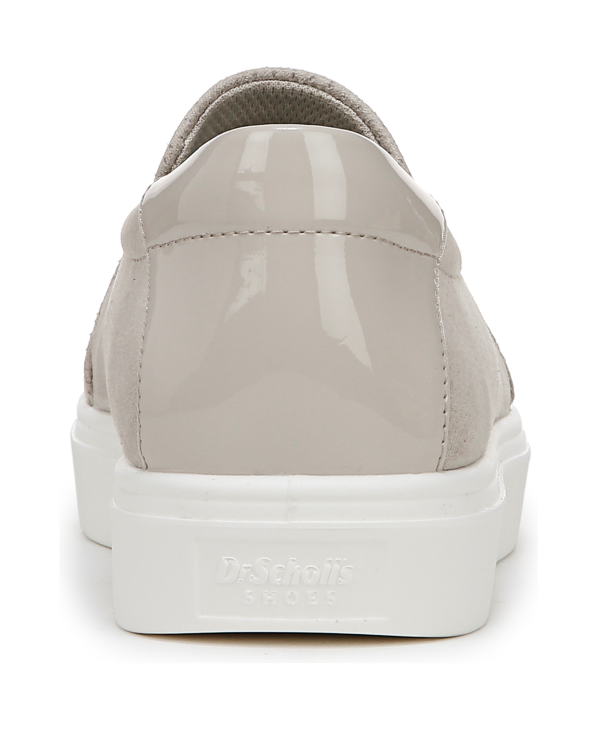Shop Dr. Scholl's Women's Madison Cloud Slip On Sneakers In Oyster Microfiber