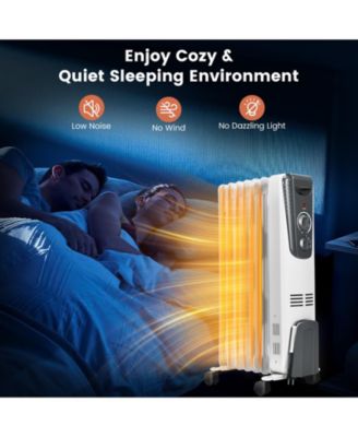 1500W Electric Space Heater with Adjustable Thermostat
