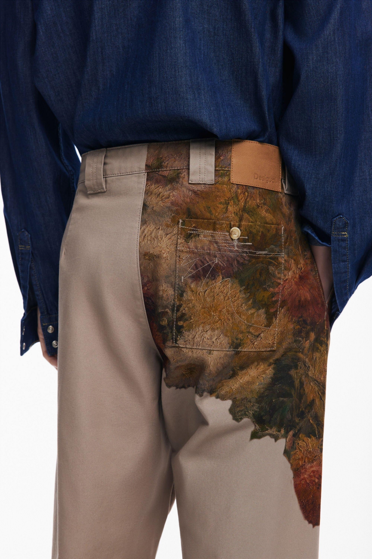 Desigual Men's Floral print pants