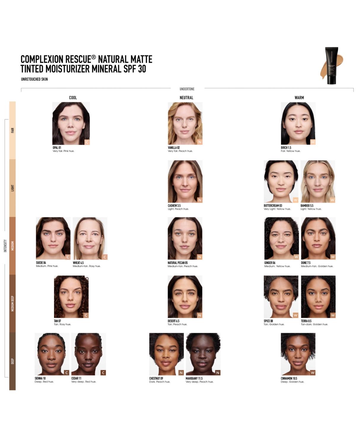 Bareminerals Complexion Rescue Natural Matte Tinted Moisturizer Mineral Spf 30 In Buttercream 03
