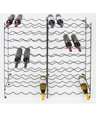 100-Bottle Wine Rack Stand - Timeless Design, Maximum Storage, Perfect for Wine Lovers and Limited Space