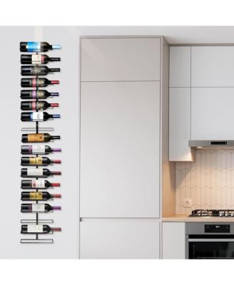 Wall Mount Wine Rack - 27 Level Wine Rack Wall Mounted for Wine Bottles