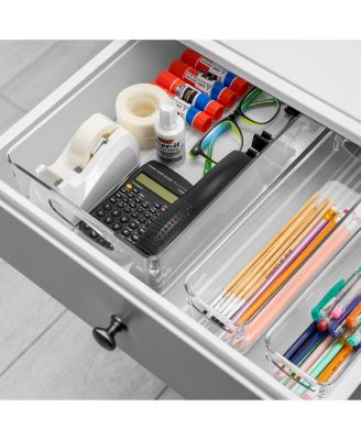 20 Pack Clear Plastic Storage Bins with Handle