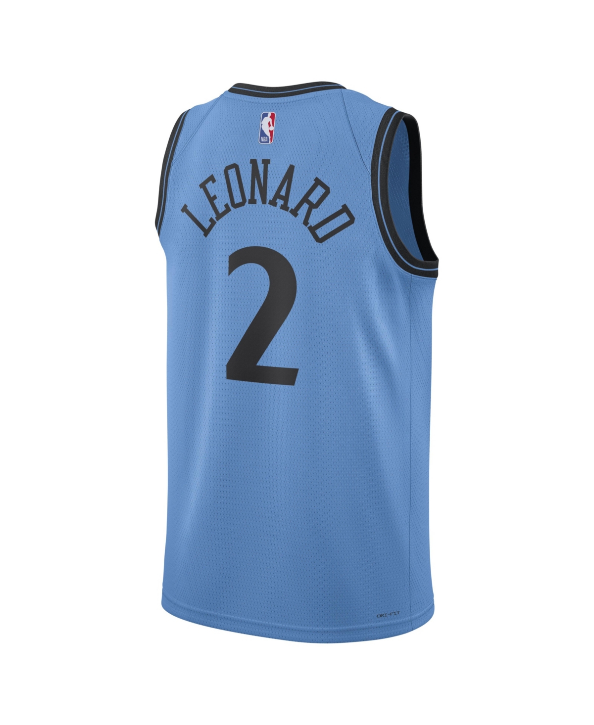 Nike Men's and Women'sKawhi Leonard La Clippers 2024/25 City Edition Finished Swingman Jersey - Light Blue