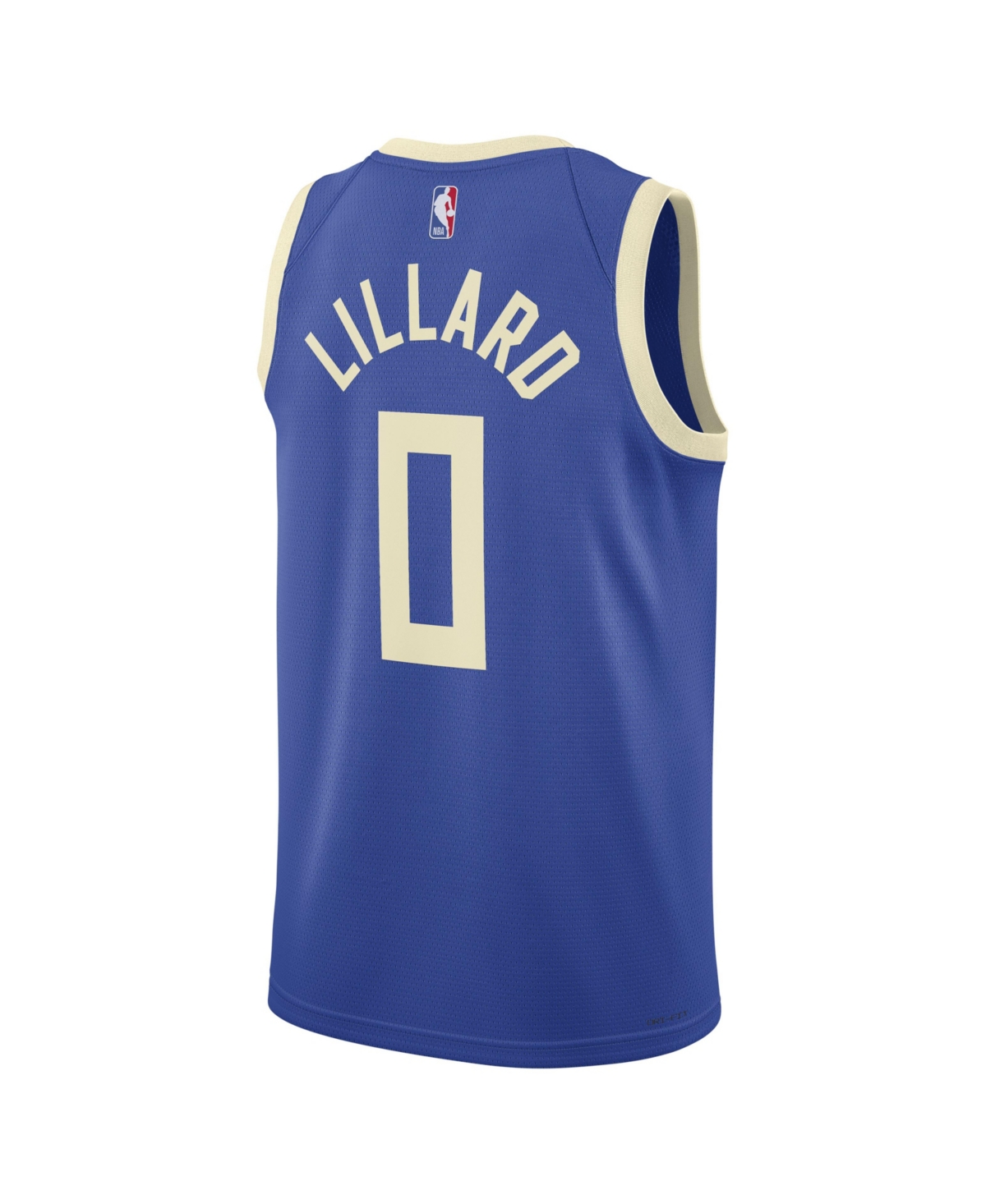 Nike Men's and Women'sDamian Lillard Milwaukee Bucks 2024/25 City Edition Finished Swingman Jersey - Royal