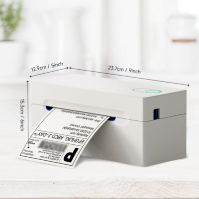 POLONO Bluetooth Thermal Shipping Label Printer, Wireless 4x6 Shipping Label Printer for Small Business, Support Android, iPhone, Windows, and Mac, Widely Used for Ebay, Amazon, Shopify, Etsy, USPS