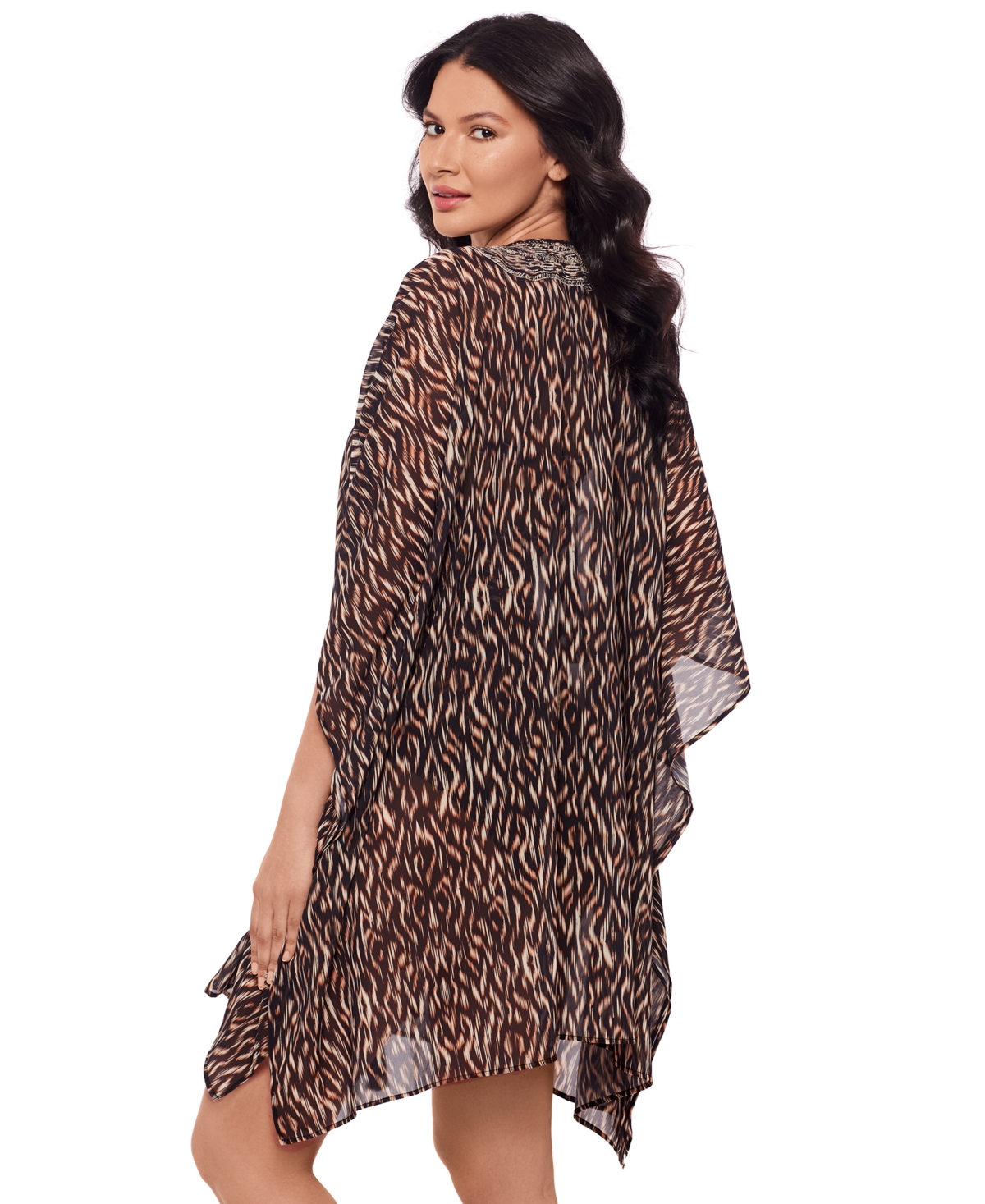 MIRACLESUIT WOMEN'S TOPKAPI PRINTED CAFTAN COVER-UP 