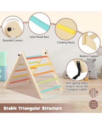 7-in-1 Toddler Climbing Toy Connected Table and Chair Set for Boys and Girls Aged 3-14 Years Old