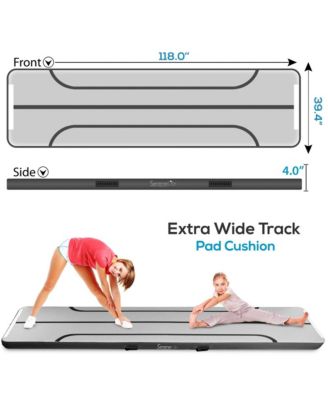 SereneLife 9,8 футов Коврик для катания по полу с электрическим воздушным насосом