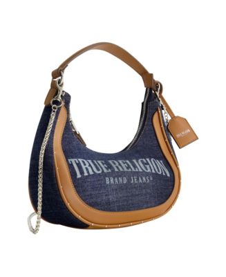 True Religion Tan trim Monogram Denim Bag True Religion | Bags | True Religion Tan Trim Monogram Denim  main image 3