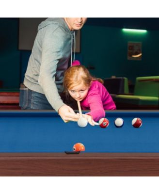 48 Inch Pool Wooden Game Table with Full Set of Ballsfor Kids and Adults