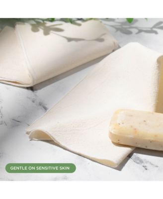 Raw Silk Skincare Washcloths, Exfoliating, Multi-Pack