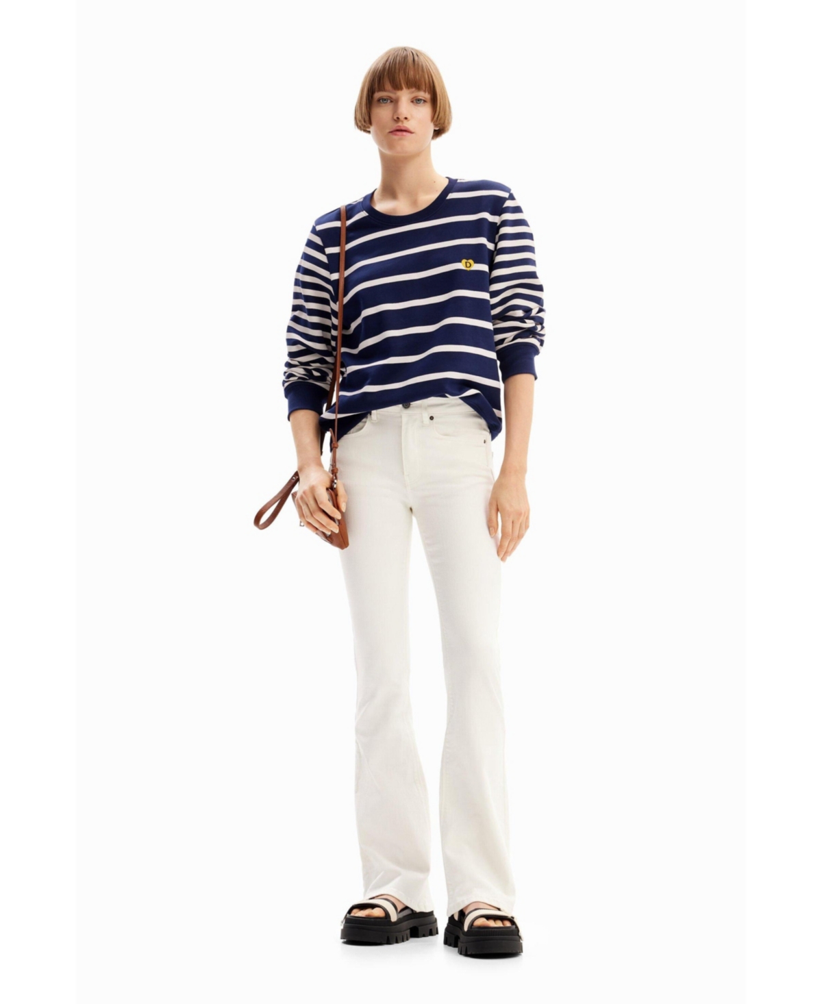 Desigual Women's Push-up flare jeans