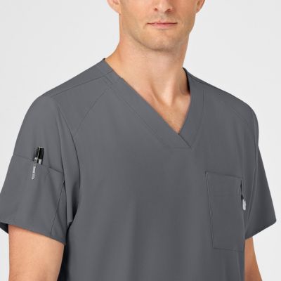 Men's W123 V-Neck Scrub Top