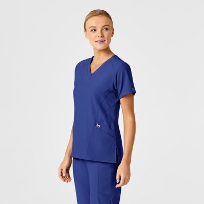 Women's W123 Stylized V-Neck Scrub Top