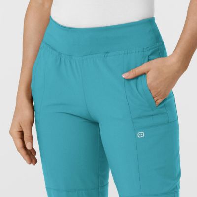 Petite W123 Comfort Waist Cargo Jogger Scrub Pant