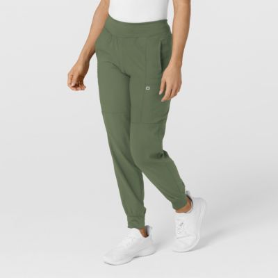 Women's W123 Comfort Waist Cargo Jogger Scrub Pant