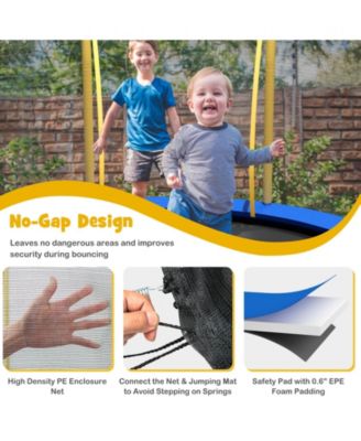 10 Feet Unique Flower Shape Trampoline with Galvanized Steel Frame