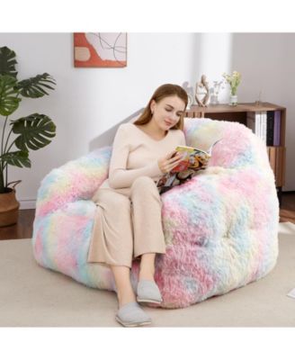 Bean Bag Chairs for Kids, 51" Colorful Bean Bag Chair with Filler