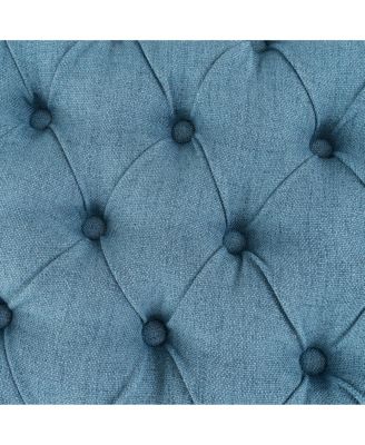 Button-Tufted Storage Ottoman with Soft-Close Lid, Storage for Bedroom, Living Room, Entryway