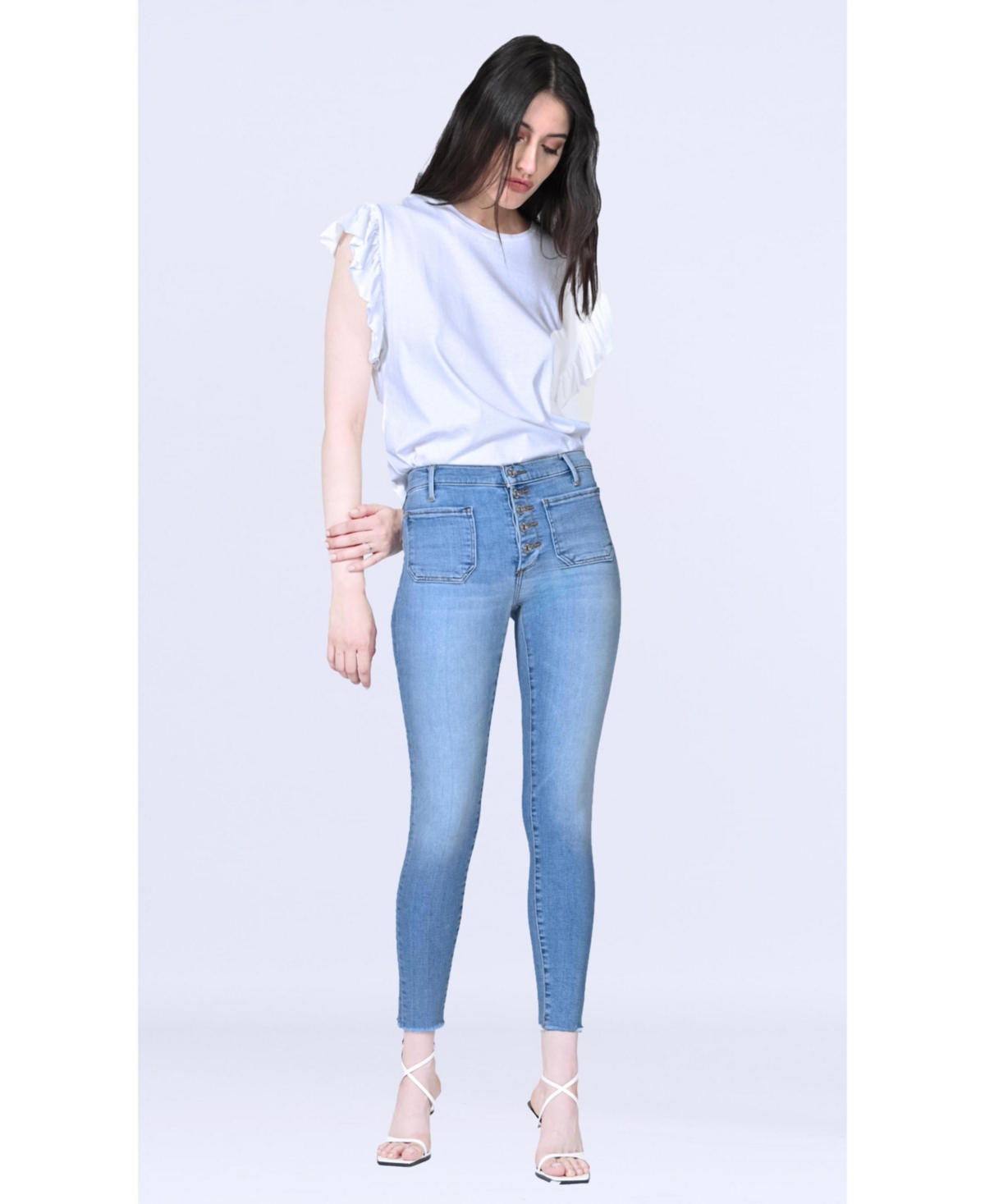 Black Orchid Denim Women's Ava Patch Pocket Skinny Jean