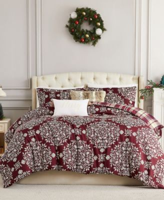 Christmas Carol 5-Pc. Holiday Comforter Set, Full/Queen