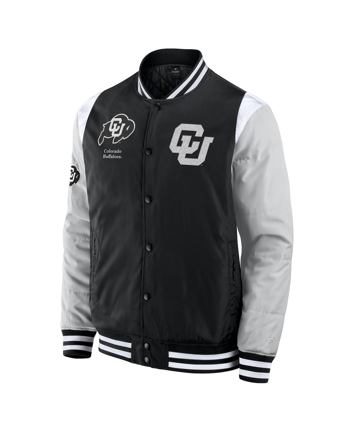 FANATICS MEN'S BLACK COLORADO BUFFALOES ELEMENTSÂ ELITE FULL-SNAP JACKET