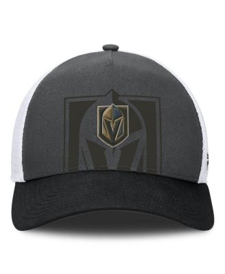 Men's Gray/Black Vegas Golden Knights Authentic Pro A-Frame Rink Adjustable Hat