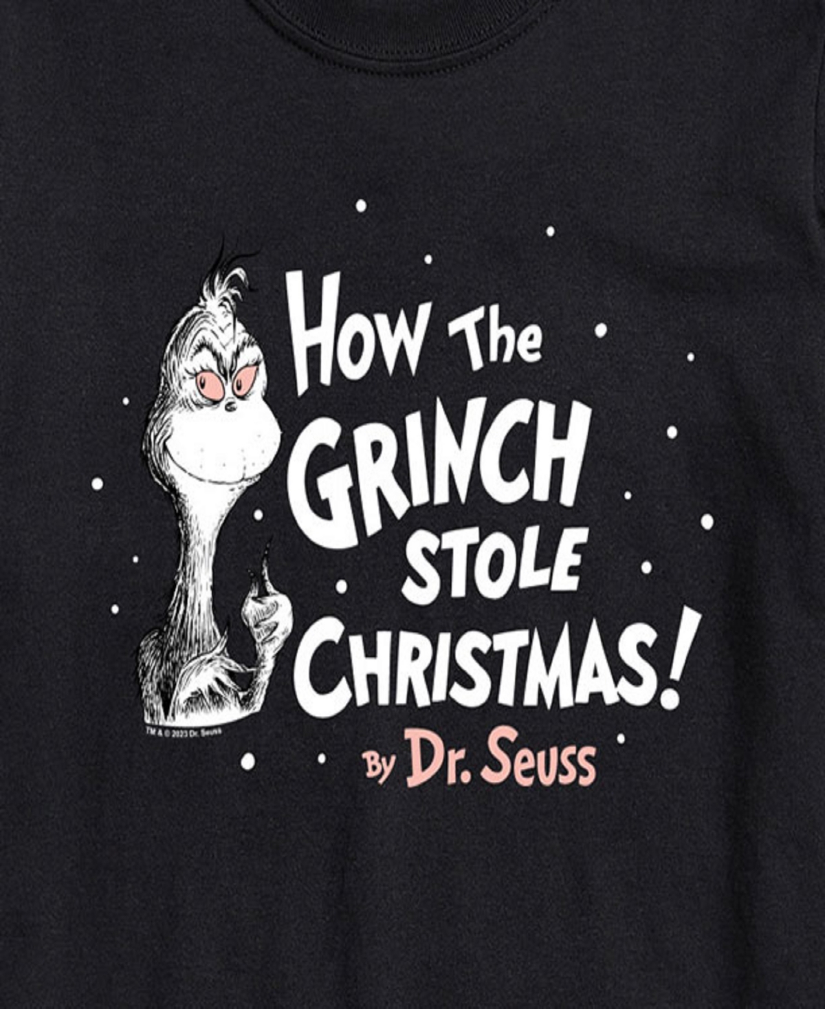 Airwaves Men's The Grinch How The Grinch Stole Christmas Short Sleeve Tee In Black