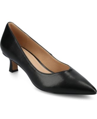 Women's Pammie Pointed Toe Kitten Heel Dress Pumps