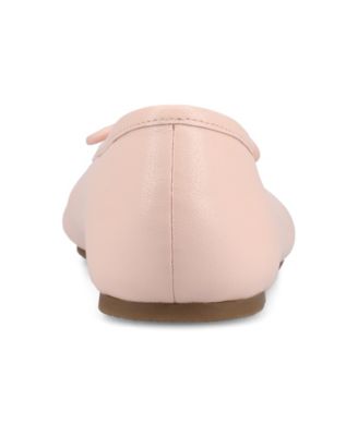 Women's Callee Rouched Tie Ballet Flats