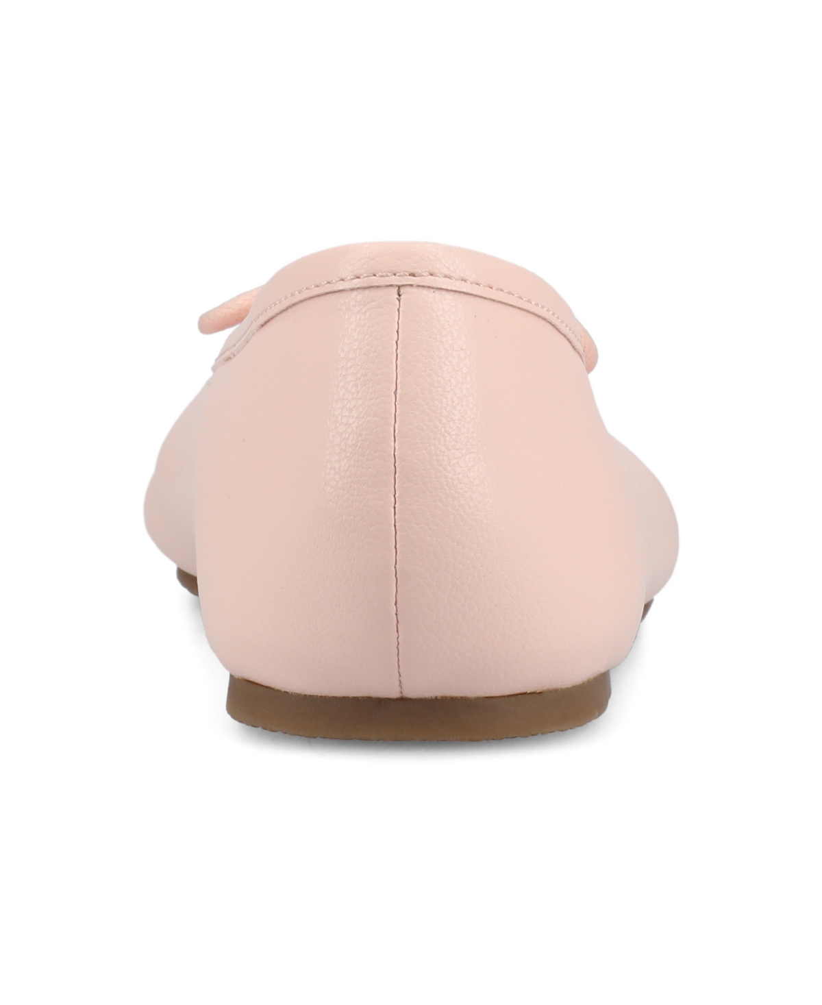 Journee Collection Callee Keyhole Square Toe Flat In Pink