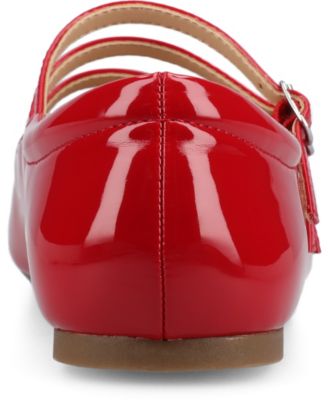 Women's Darlin Multi Strap Mary Jane Square Toe Flats