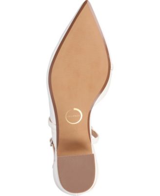 Women's Galvinn Strappy Pointed Toe Block Heel Pumps