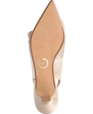 Women's Paloma Bow Kitten Heel Slingback Pumps