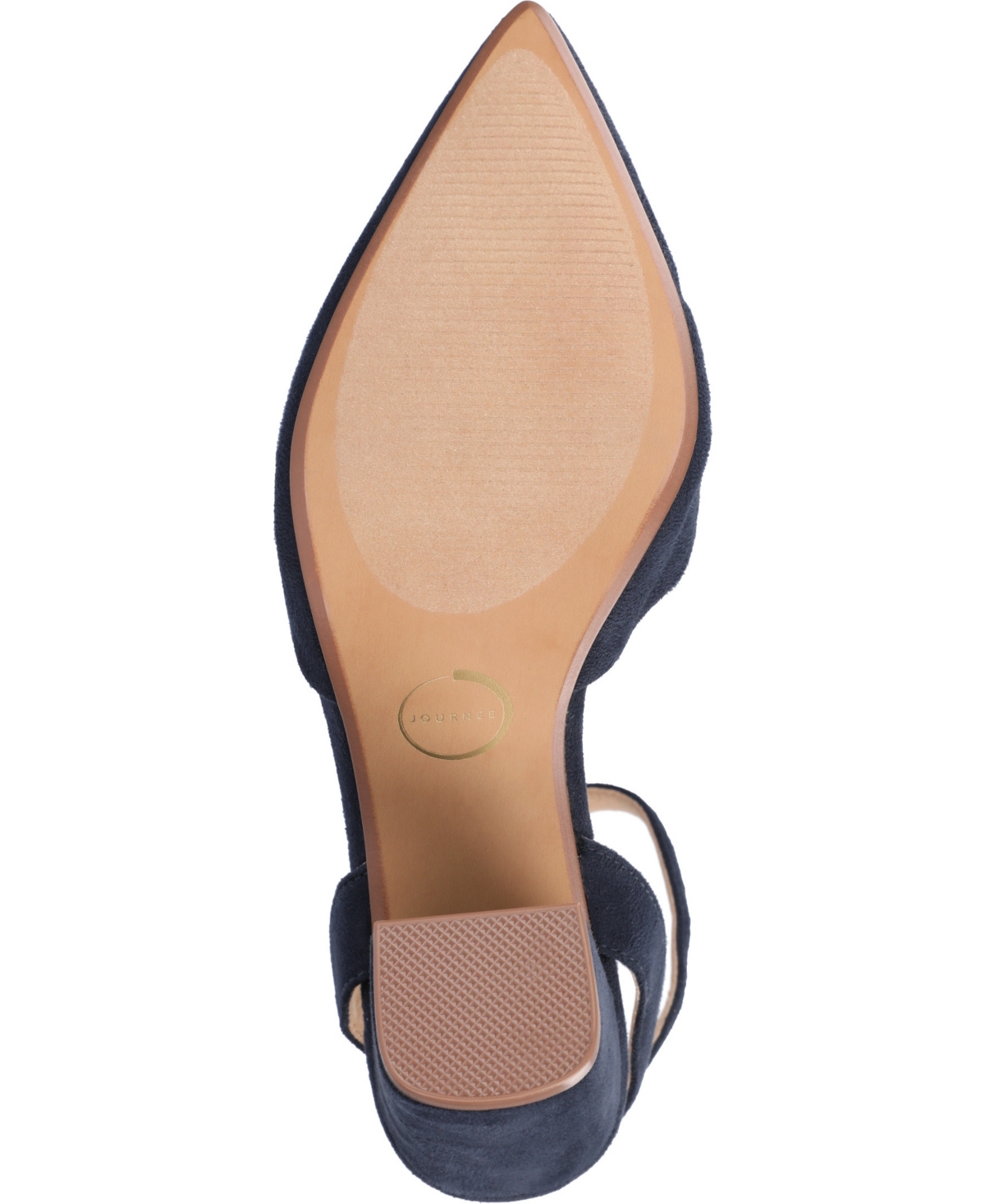 JOURNEE COLLECTION WOMEN'S TYYRA ANKLE STRAP BLOCK HEEL PUMPS 