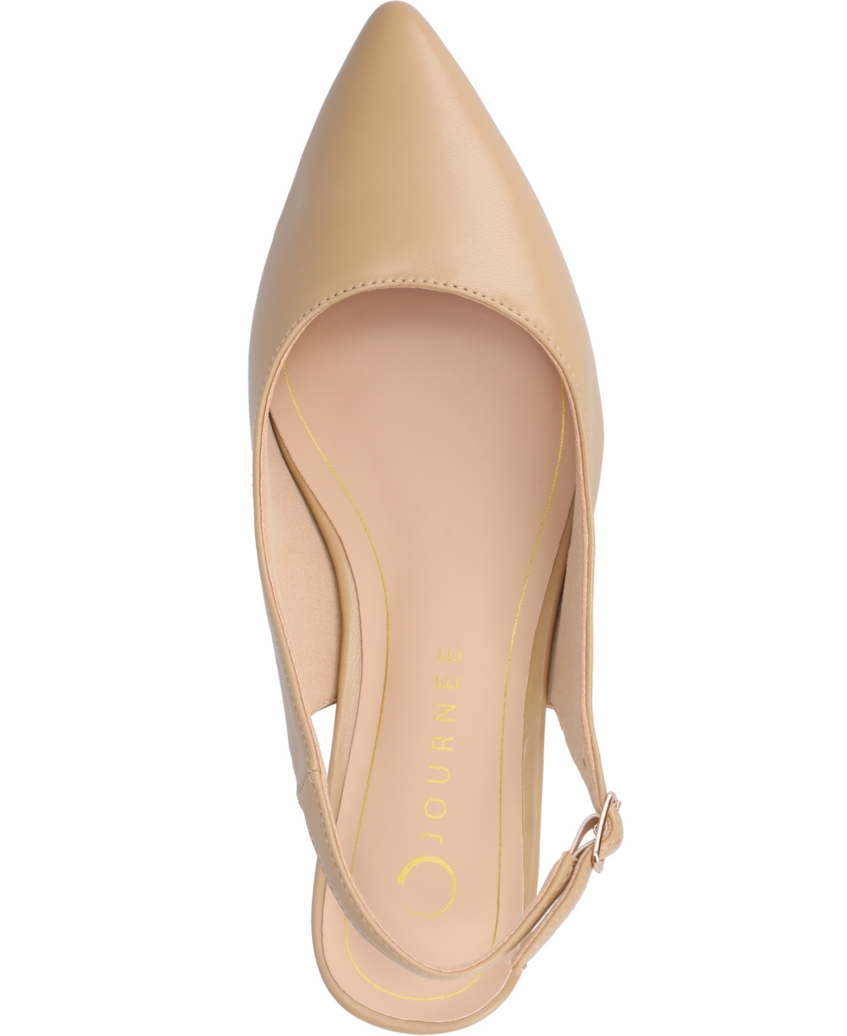 JOURNEE COLLECTION WOMEN'S SYLVIA BLOCK HEEL SLINGBACK PUMPS 